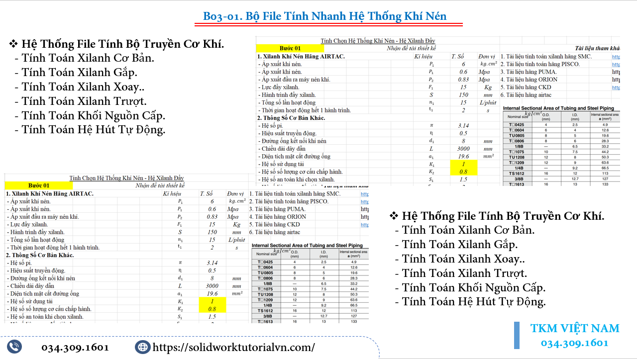 B03-01. Hệ Thống File Tính Thiết Bị Khí Nén.