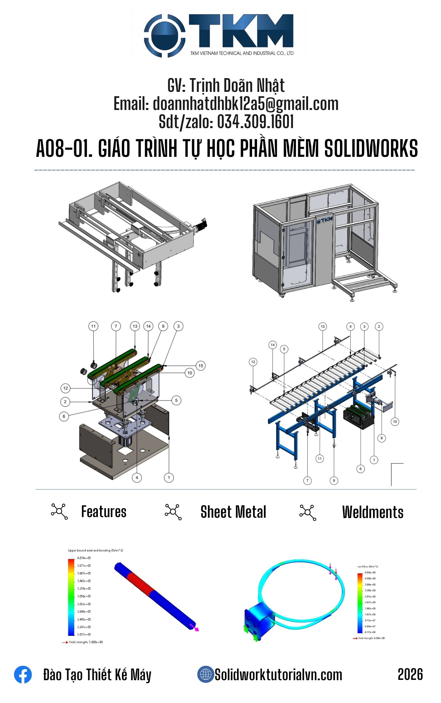 A08-01. Hướng Dẫn Sử Dụng Phần Mềm Solidworks