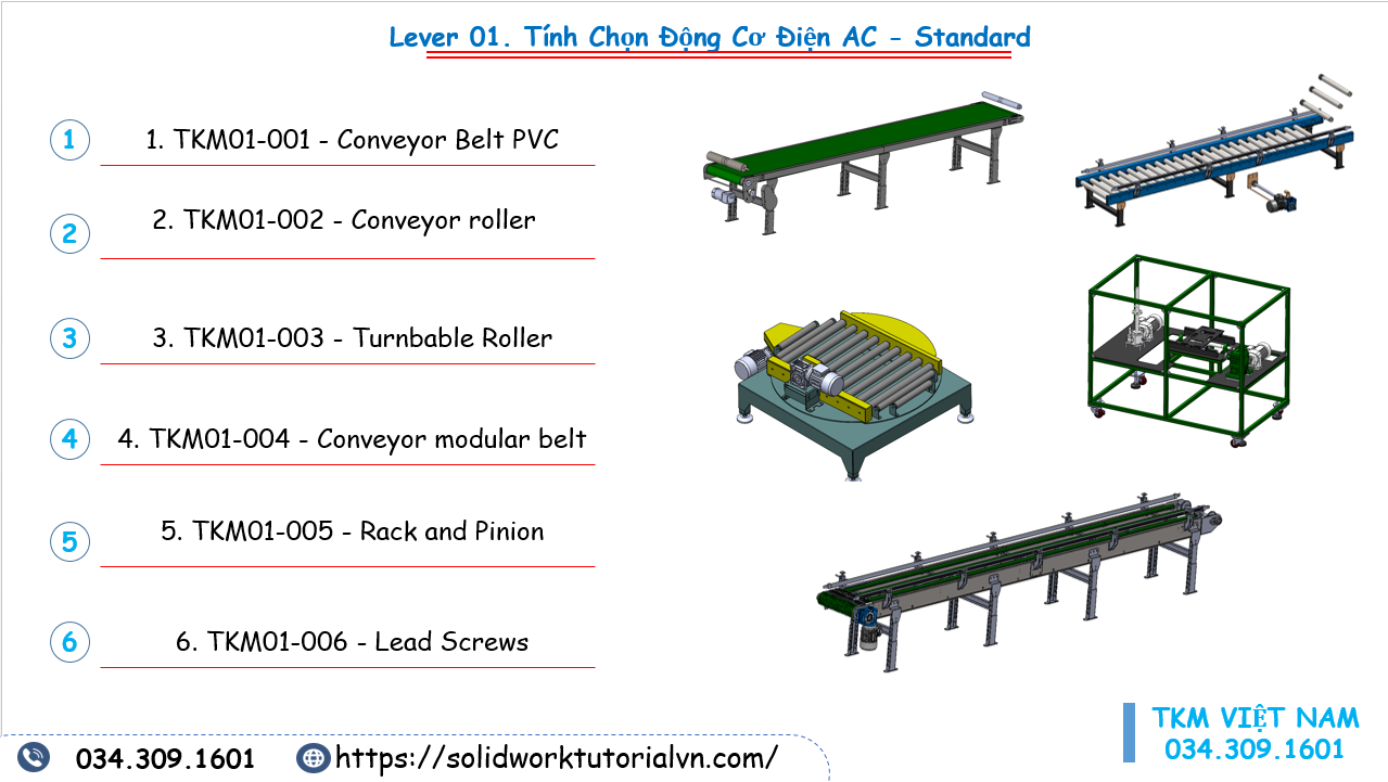 Lever 01. Tính Chọn Động Cơ Điện AC - Standard